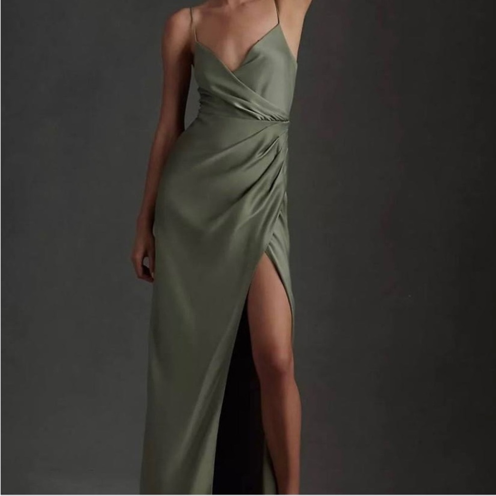BHLDN Greta Satin Charmeuse Dress